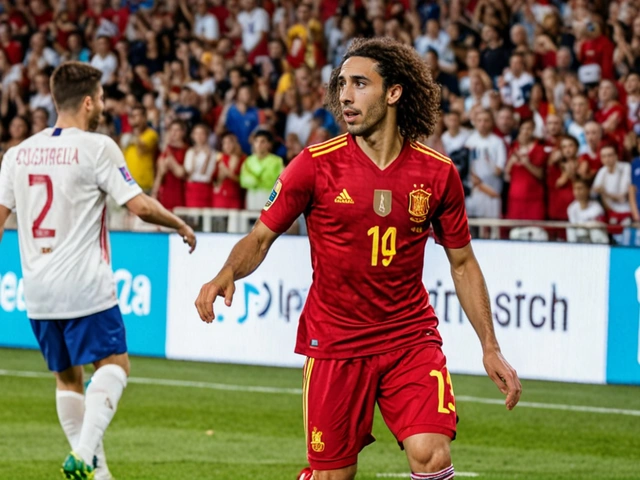 Marc Cucurella y los abucheos de la afición alemana durante partido de la Eurocopa