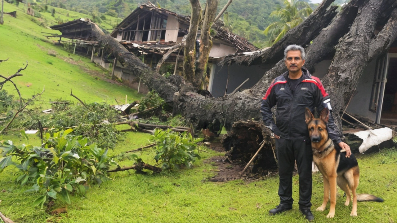 Árbol Centenario Cae sobre la Casa de Quique Neira en Batuco, Provocando Daños Significativos