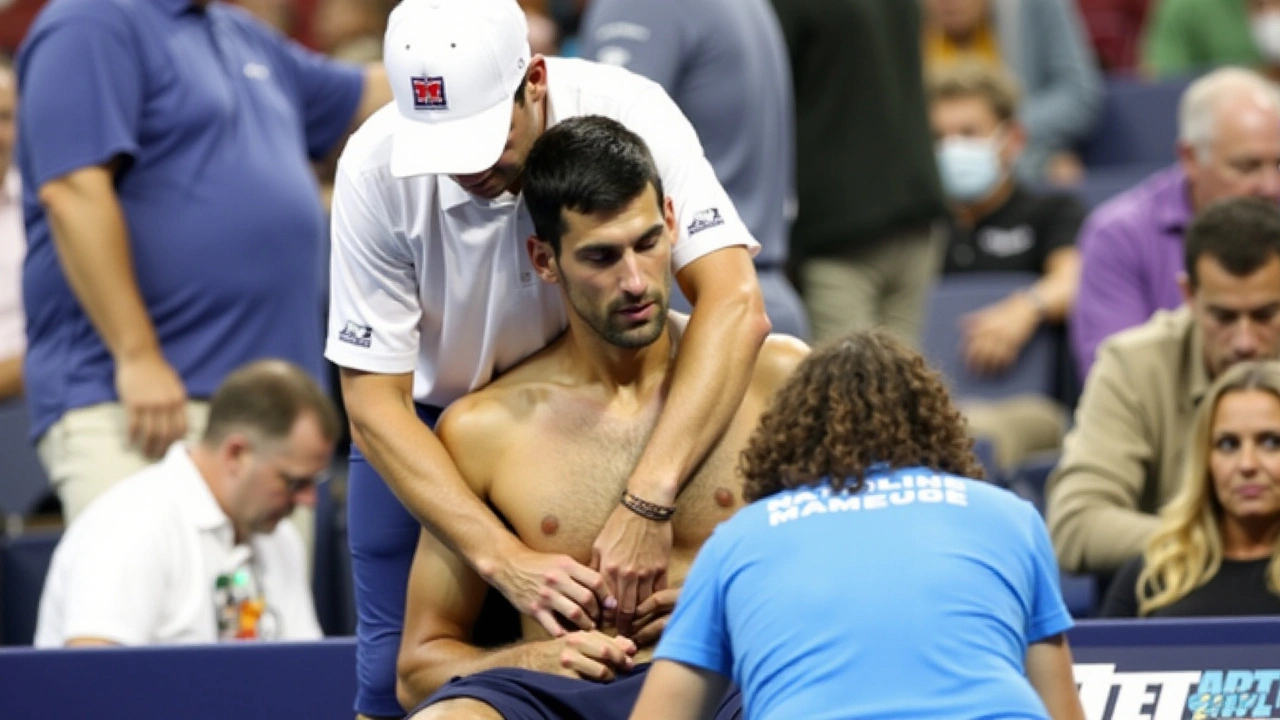 Novak Djokovic enfrenta problemas estomacales en el US Open 2024: 'Transpiraba mucho, me costaba respirar'