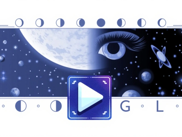 Google Doodle Celebra las Fases Lunares con la Ascensión de la Media Luna