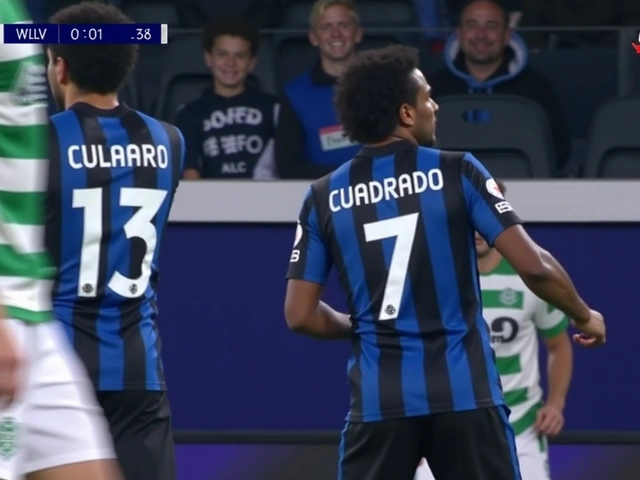 Juan Cuadrado debuta con Atalanta en empate sin goles contra Celtic en la Champions League