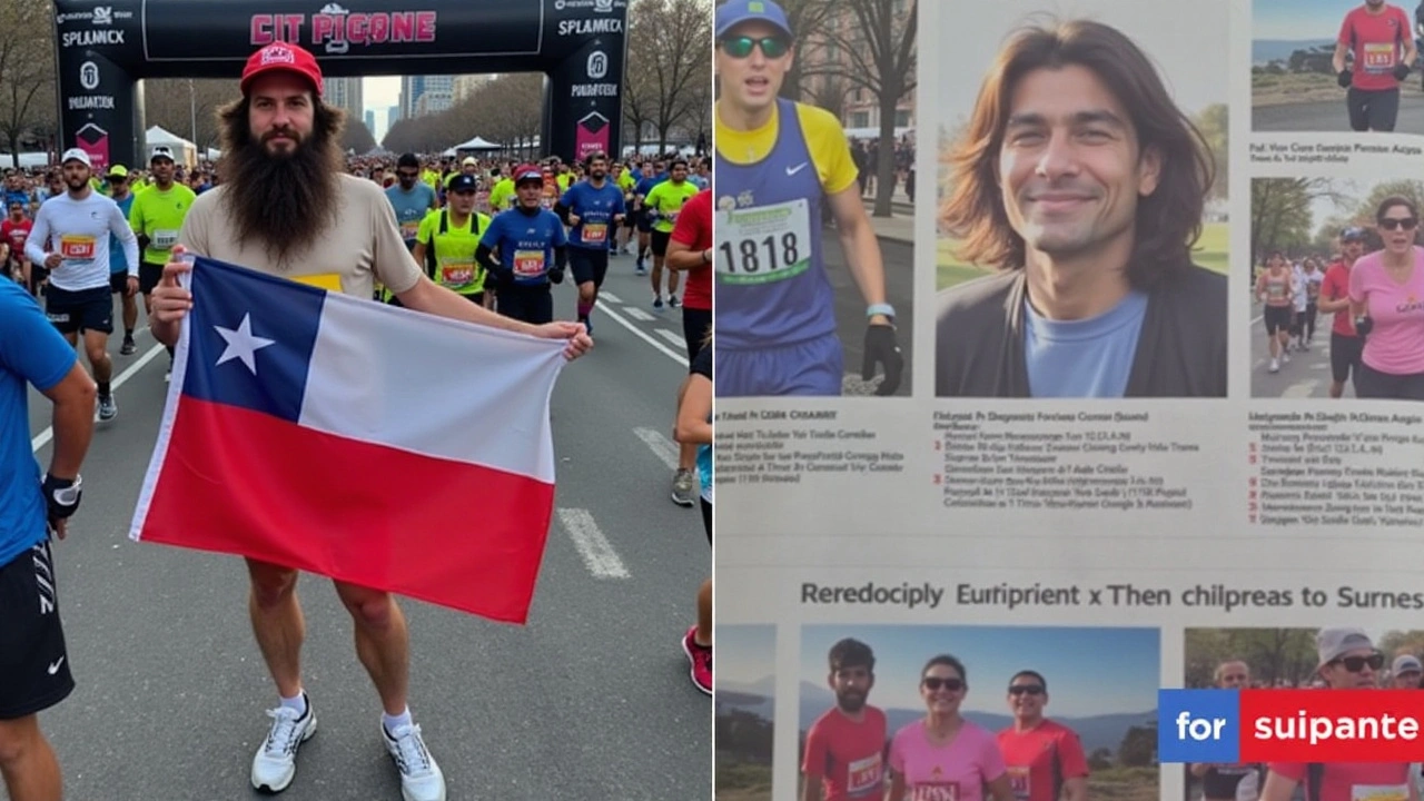 El espectacular Forrest Gump chileno conquista la Maratón de Nueva York y cautiva al público