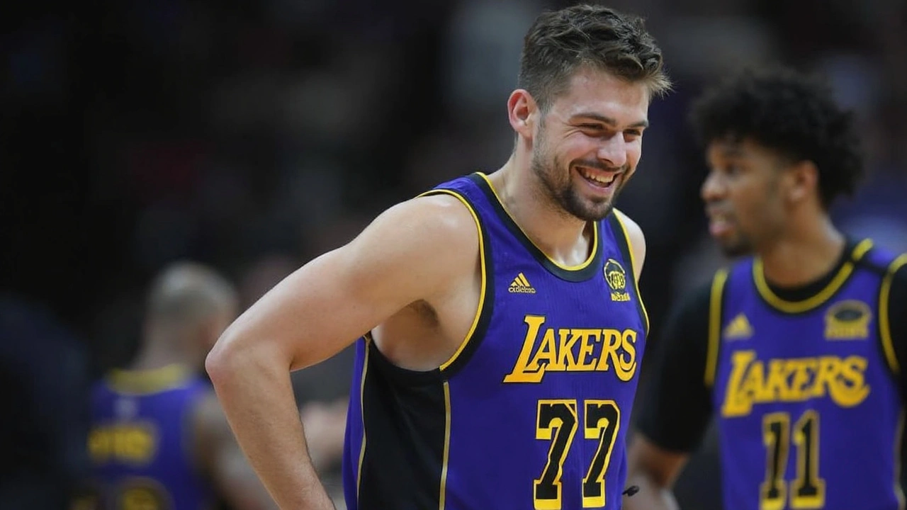 Luka Doncic brilla en su debut con Los Angeles Lakers