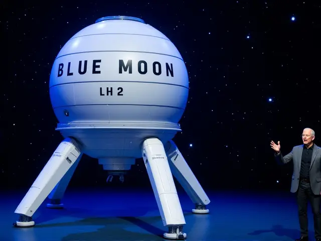 La NASA elige a Blue Origin de Bezos para la primera base lunar